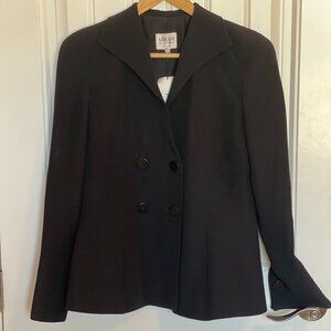 Women's Armani Collezioni Black 4 Button Blazer - 6
